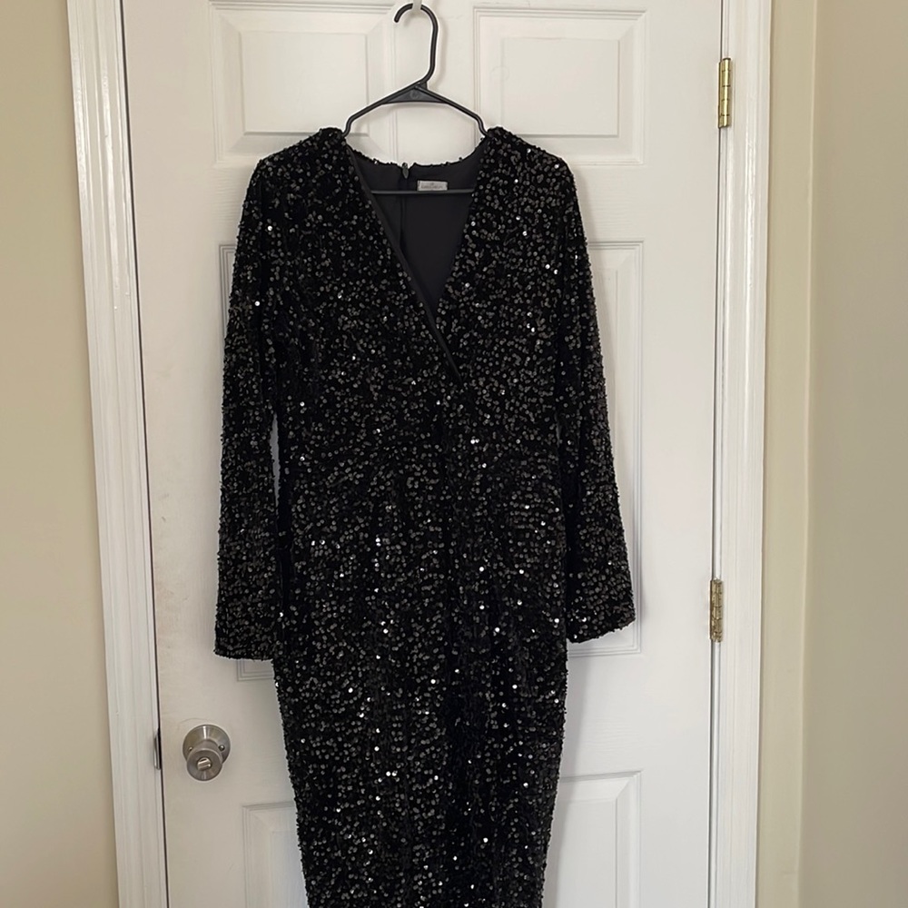 Plus size sequin dress